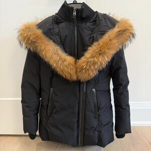 Mackage Black Adali Down Jacket Size M